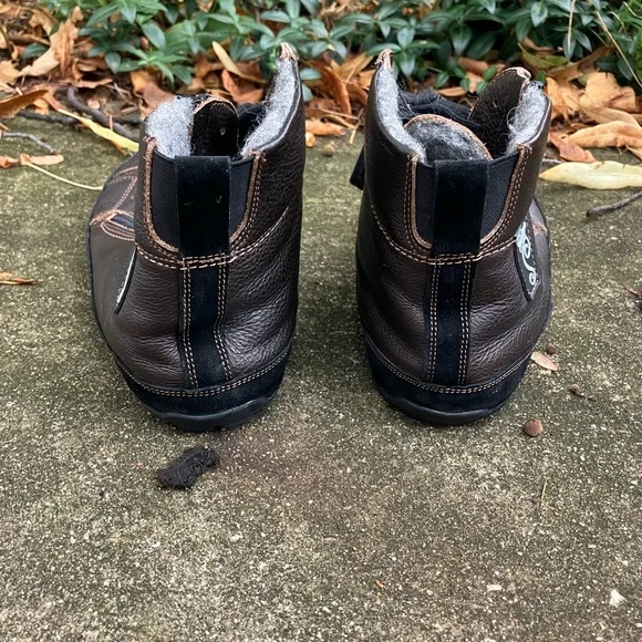 Magical Shoes Brand, 38/39, Barefoot Minimalist Brown, Tie, Zip Ankle Boots - Picture 4 of 11